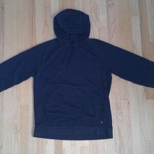 Men's Unbranded Black Tech Lightweight Hoodie Size Large